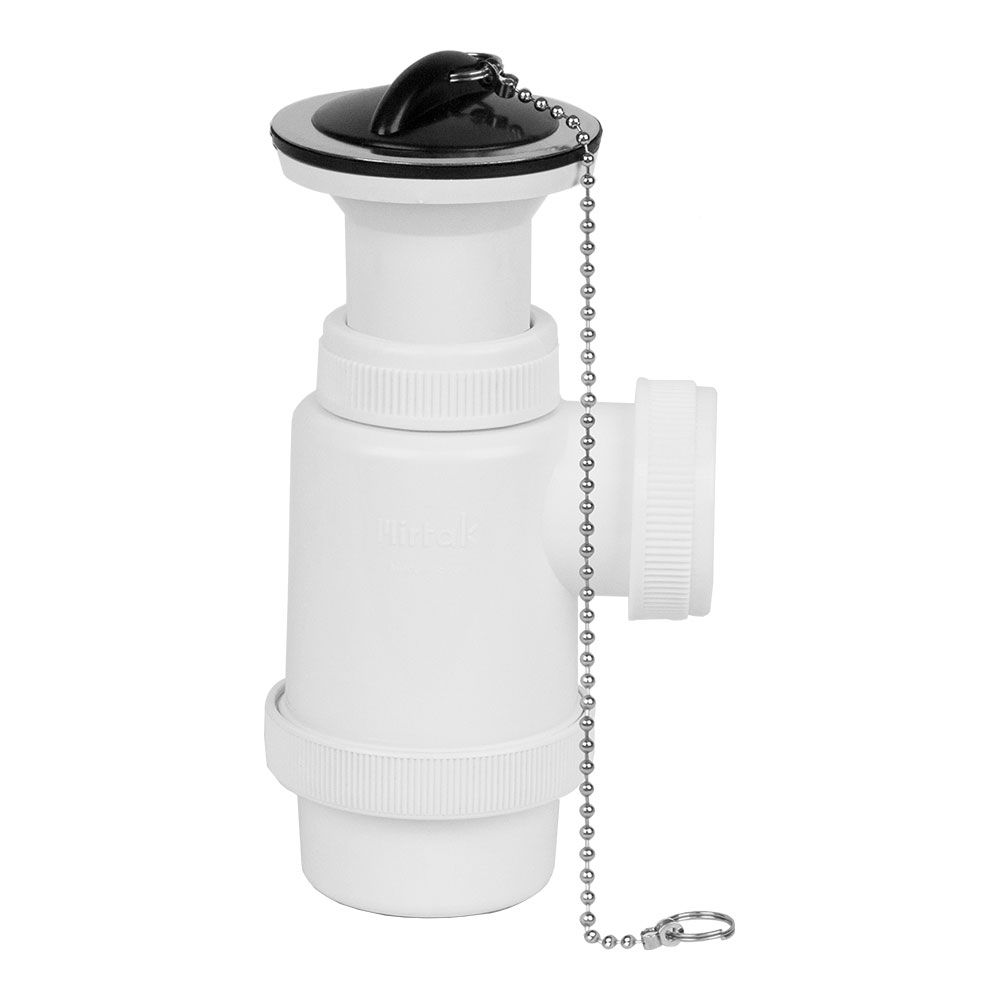 SIFON DE BOTELLA EXTENSIBLE V70 1″ 1/2″ CON CADENA Y TAPON