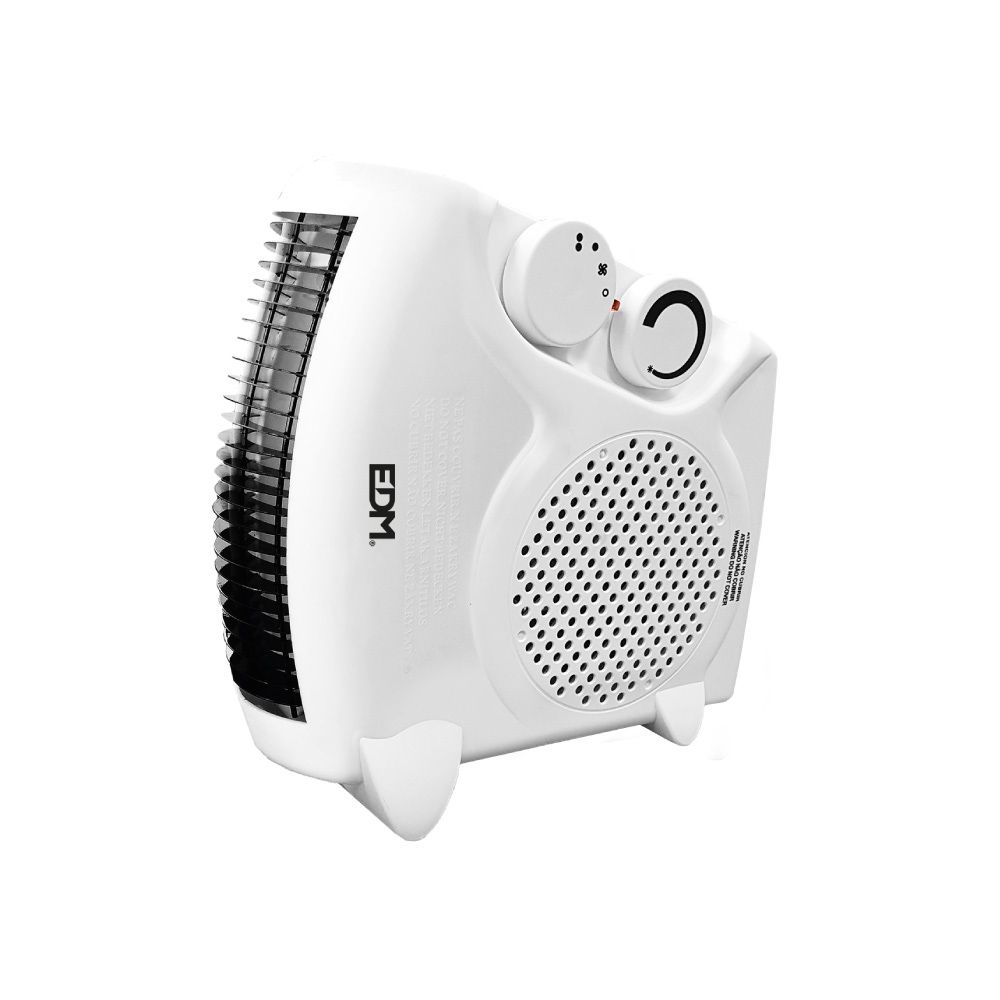 CALEFACTOR COMPACTO 2 EN 1 VERTICAL/HORIZONTAL 1.000 – 2.000 W BLANCO