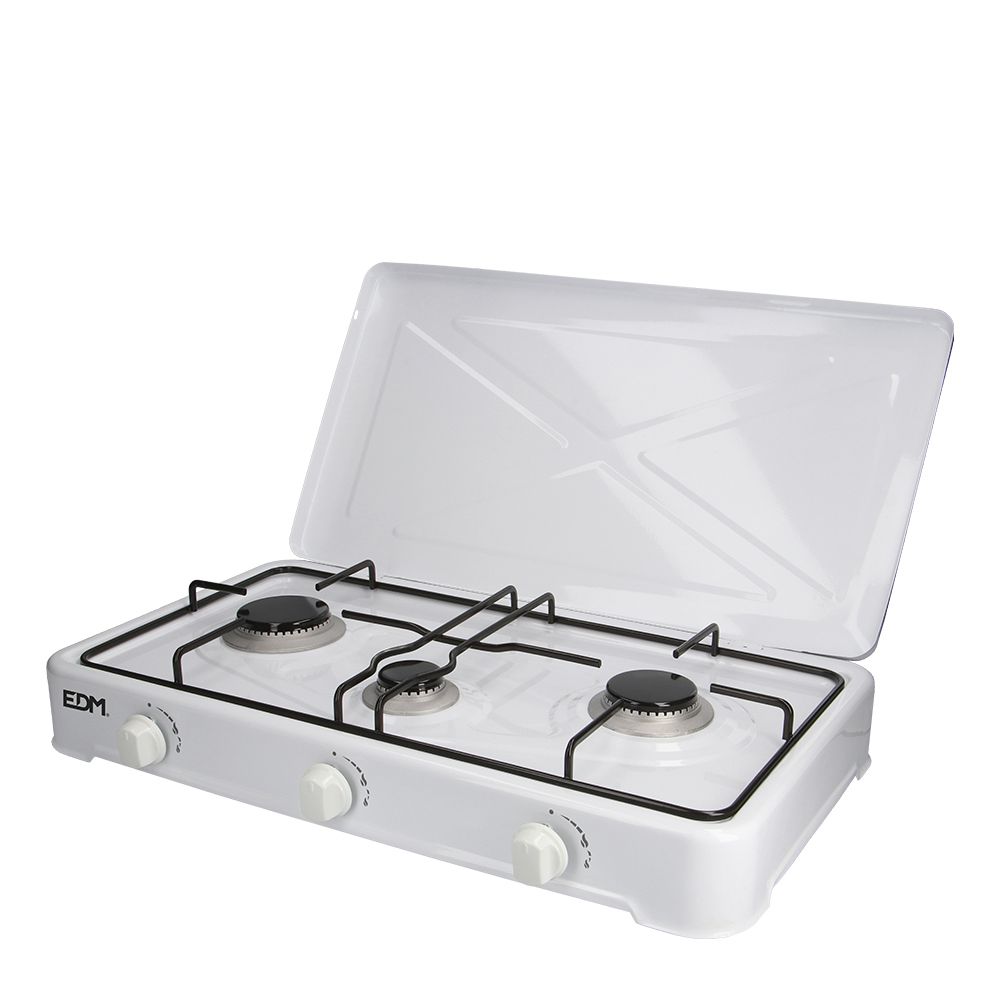 COCINA DE GAS ESMALTADA 3 FUEGOS