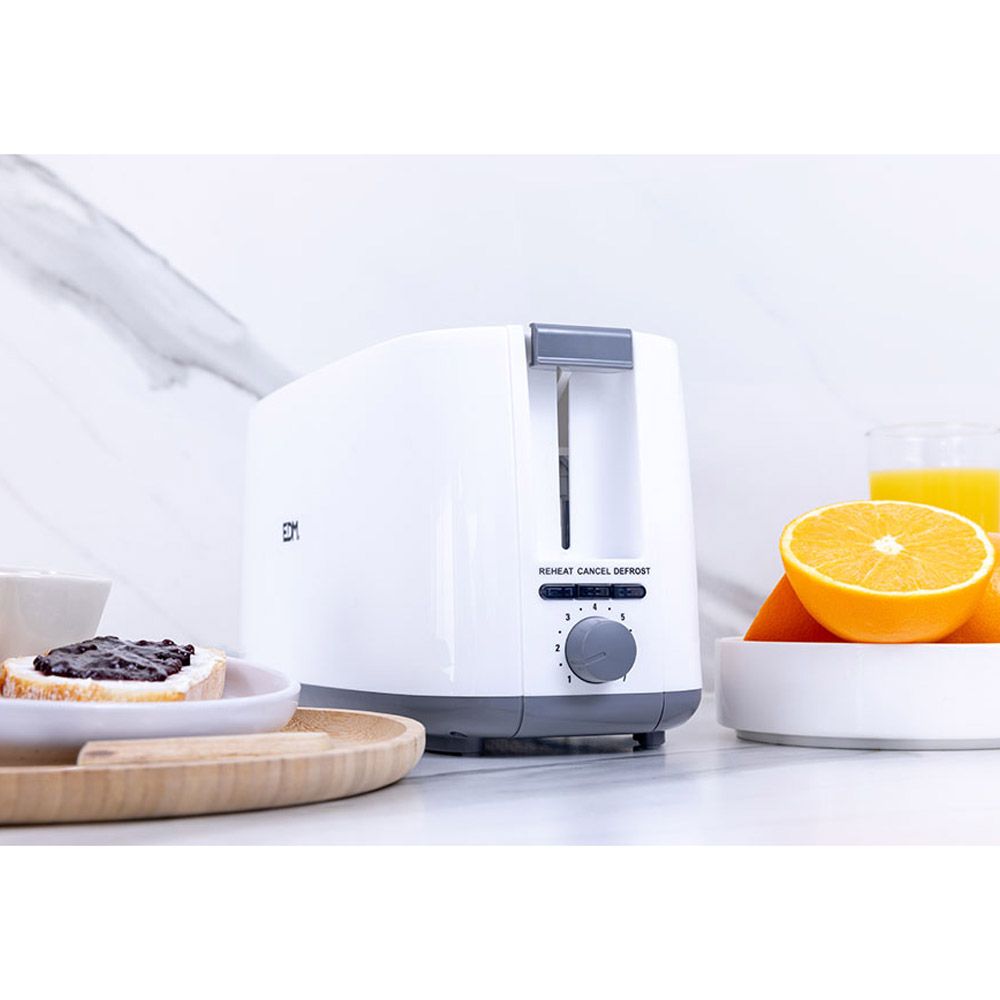 TOSTADORA DOBLE RANURA LARGA WHITE DESIGN 1400 W - Imagen 7