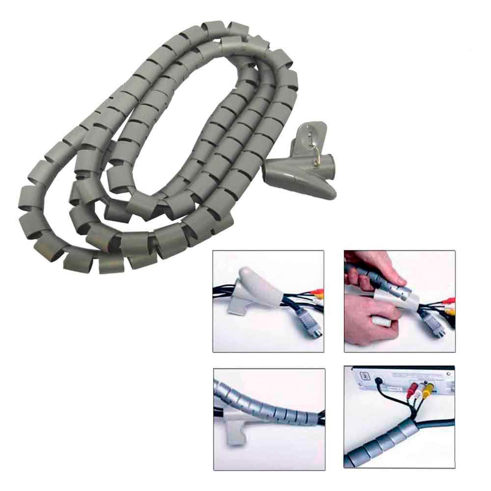 ORGANIZADOR DE CABLES «COMECABLES»  2m  Ø25 mm