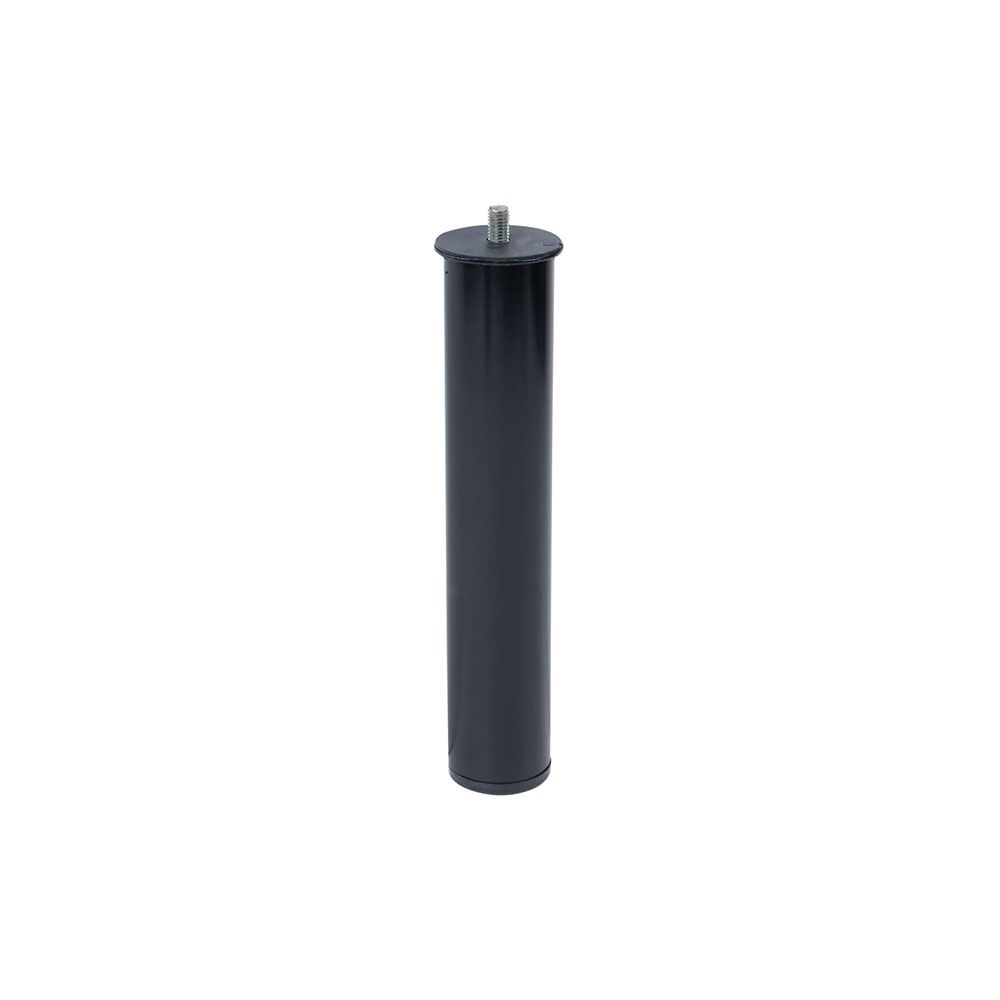 JUEGO 4 PATAS CANAPE PT26 Ø50 x 270 mm SIN RUEDA, NEGRO 96406 MICEL