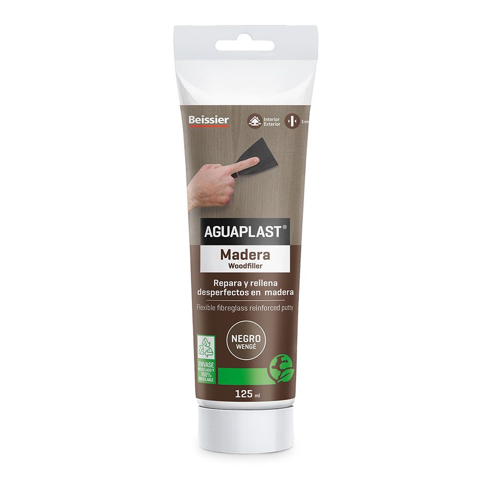 MASILLA PARA MADERA NEGRO WENGE 125 ml