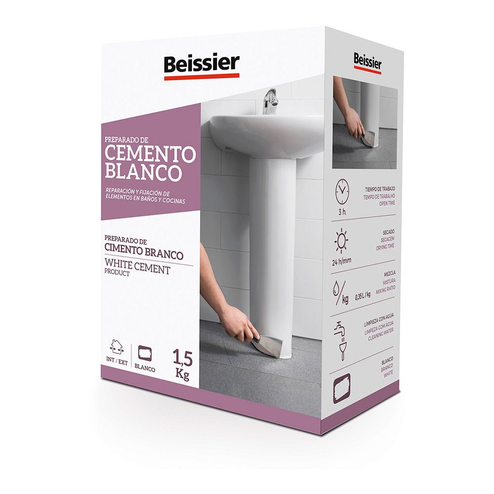 CEMENTO BLANCO 1,5 kg