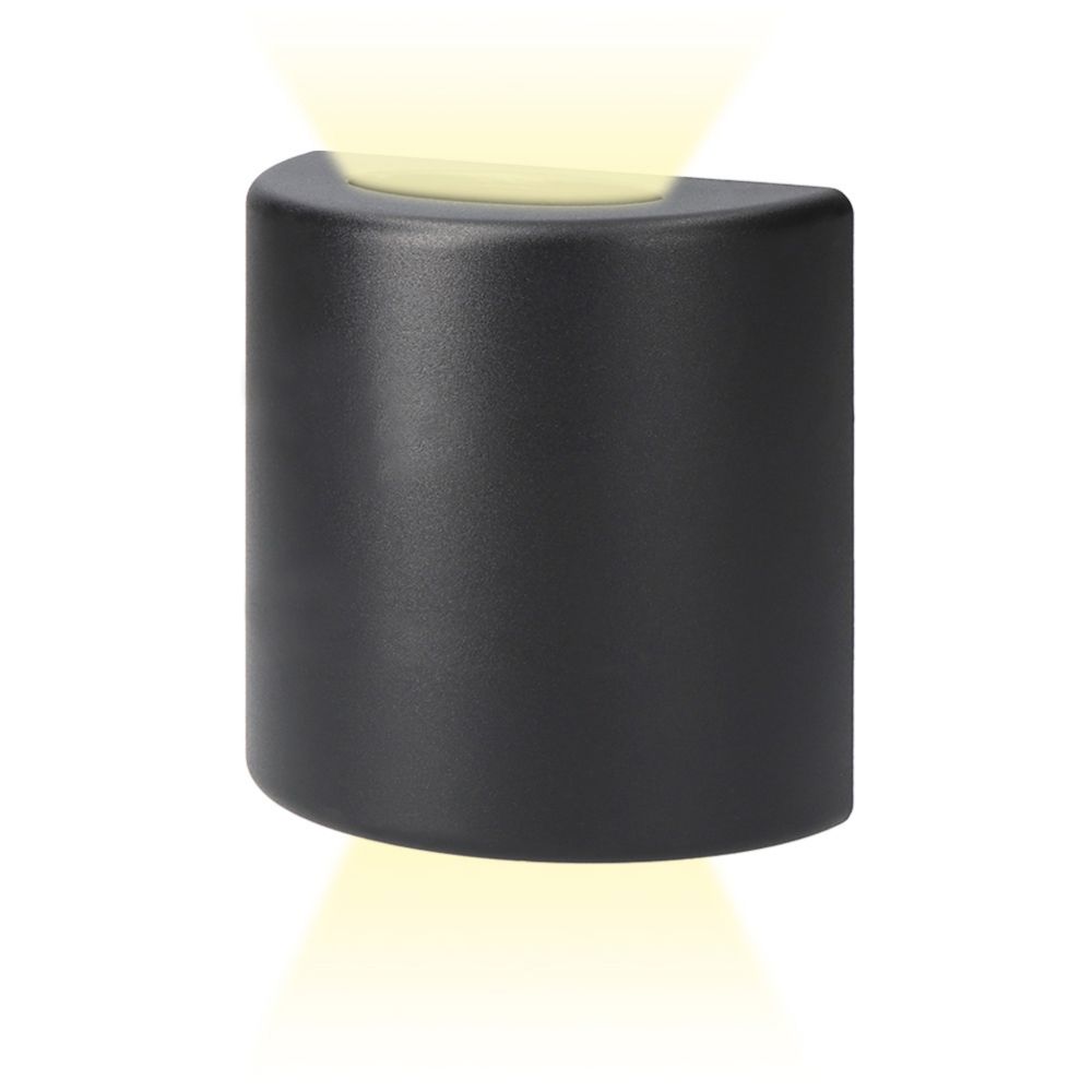 APLIQUE LED OVALADO 3 W 60 lm 4000 K LUZ DIA IP54 12 x 12 x 6 cm - Imagen 2