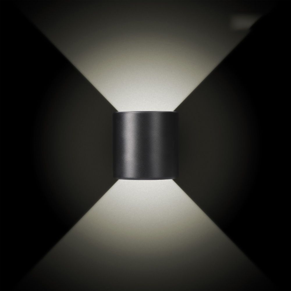 APLIQUE LED OVALADO 3 W 60 lm 4000 K LUZ DIA IP54 12 x 12 x 6 cm - Imagen 3