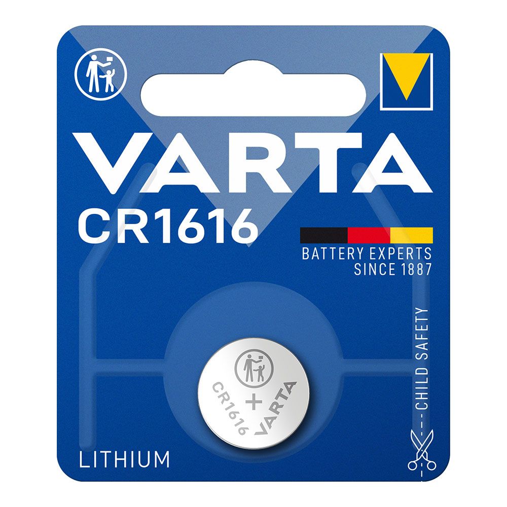 MICRO PILA DE BOTÓN LITIO CR1616 3 V Ø16,0 x 1,6 mm BLISTER