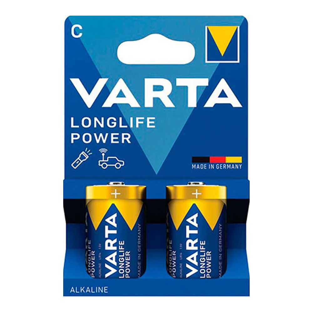 PILA ALKALINA LONGLIFE POWER C- LR14 (BLISTER 2 unid.) Ø26,2 x 50 mm