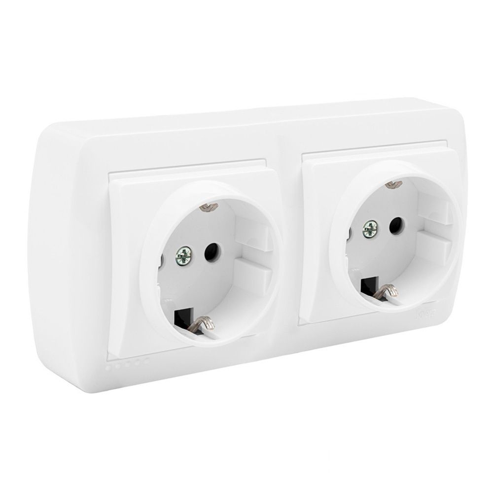 BASE DOBLE BIPOLAR CON T/TL SUPERFICIE MURAL 148 x 72 x 42 mm