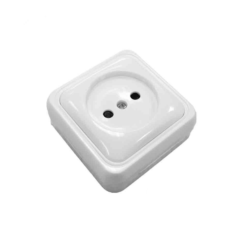 BASE 16A SUPERFICIE «SERIE ONSEN» 63 x 63 x 30 mm