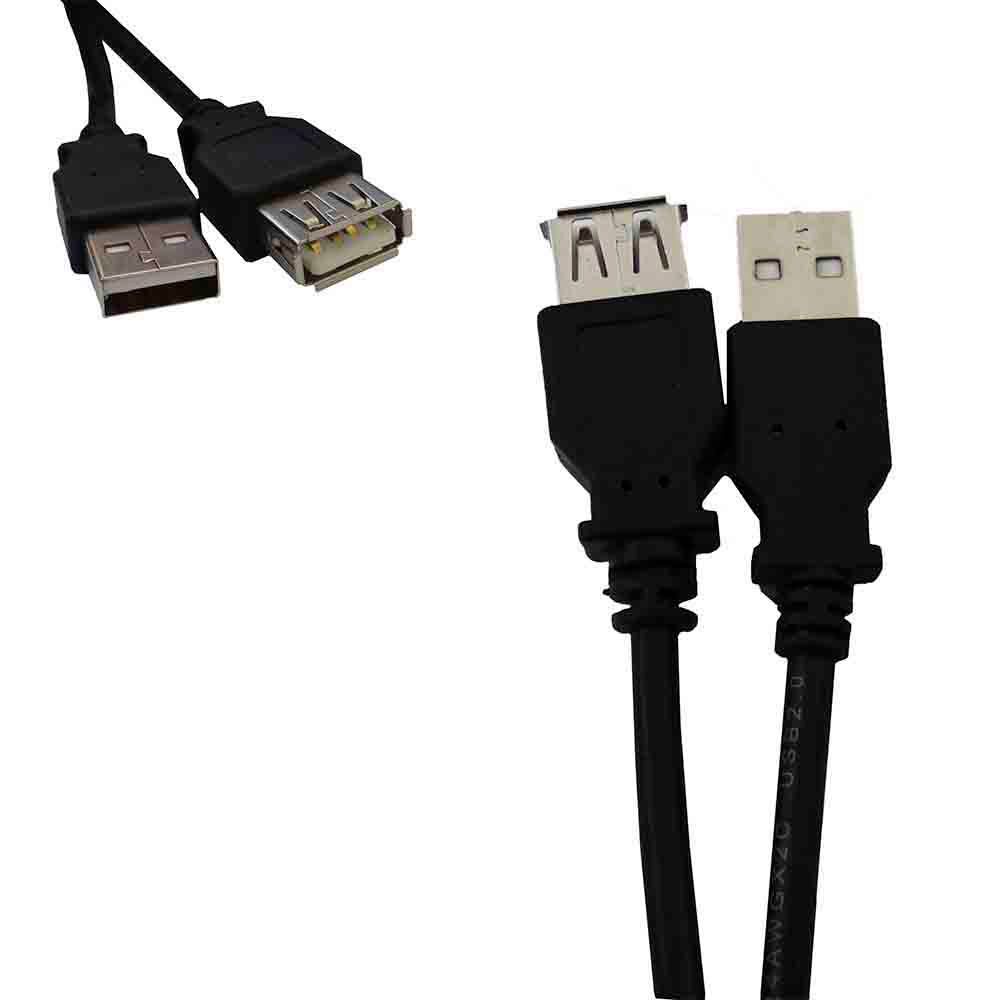 CABLE USB 2.0 MACHO – HEMBRA 5m