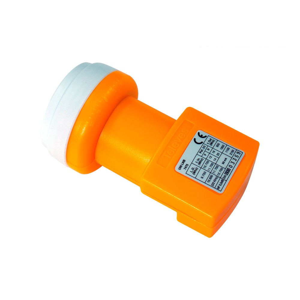 CONVERSOR LNB UNIVERSAL (PARA ANTENA 52020) CON BLISTER TELEVÉS