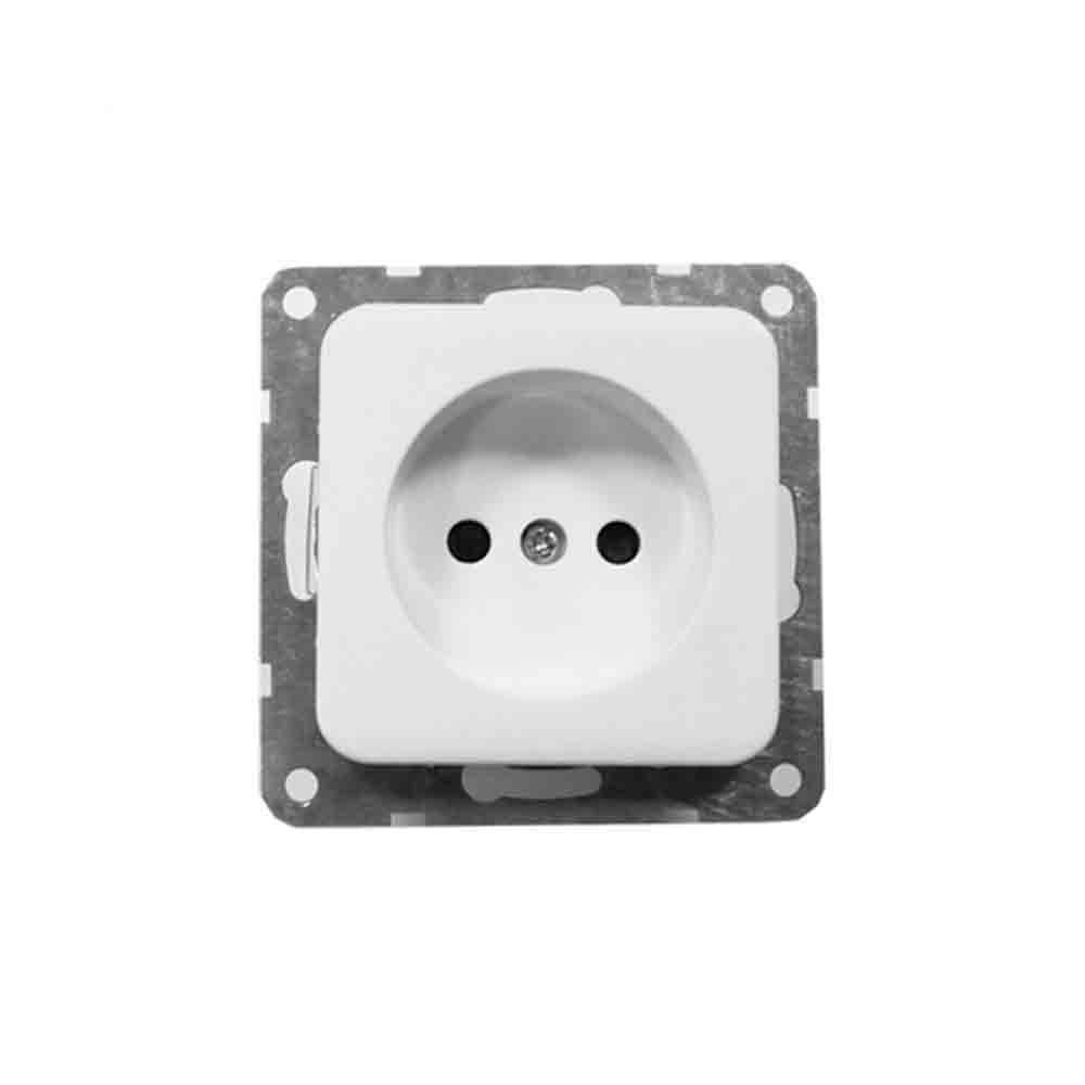 BASE 10-16A EMPOTRAR «SERIE TERM» BLANCO 70x35x70mm  (BOLSA BLISTER)