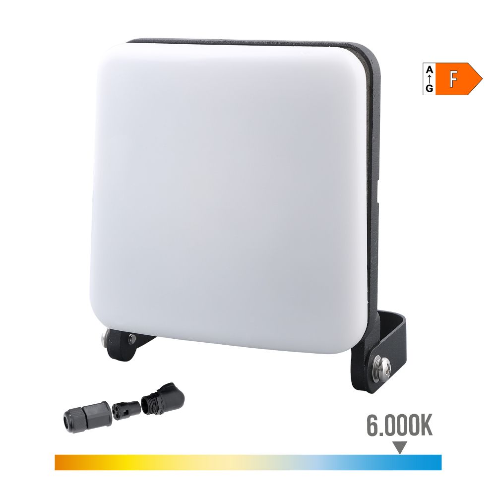 FOCO PROYECTOR LED FRAMELESS 50 W 4100 lm 6000 K LUZ FRIA 16,8 x 16 cm