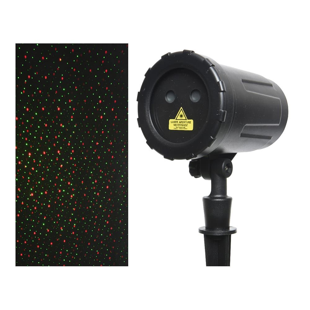 PROYECTOR LASER ROTATORIO 10F CON PROGRAMADOR 10×13,5x40cm