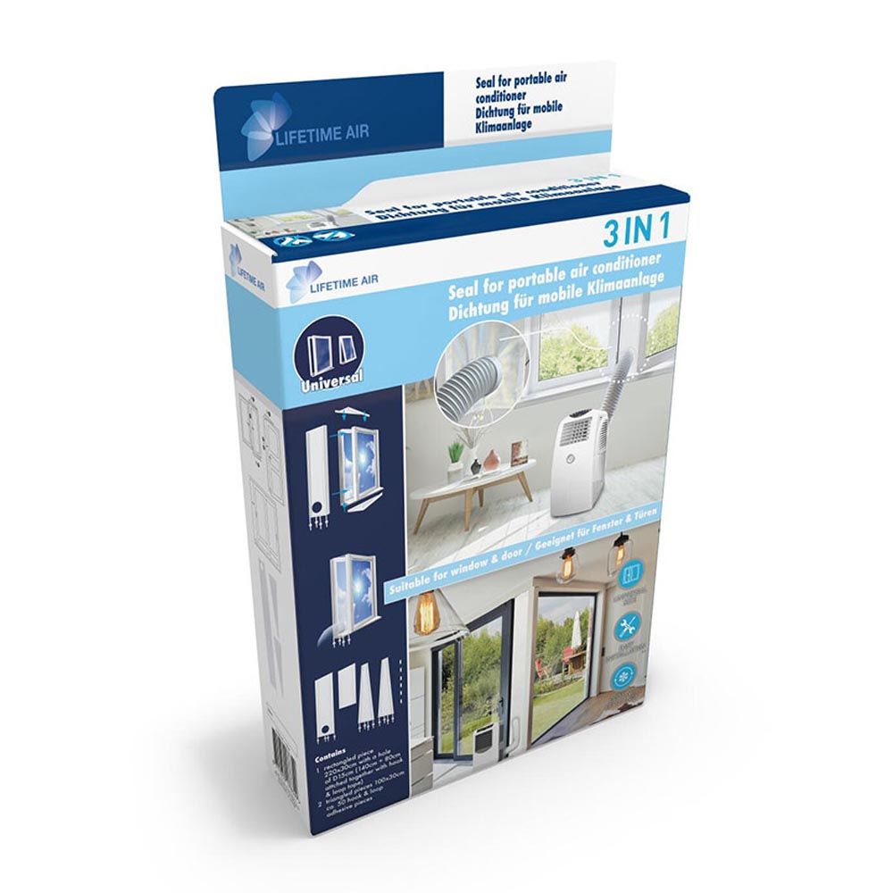 KIT UNIVERSAL AISLAMIENTO DE VENTANAS PARA AIRE ACONDICONADO LIFETIME AIR