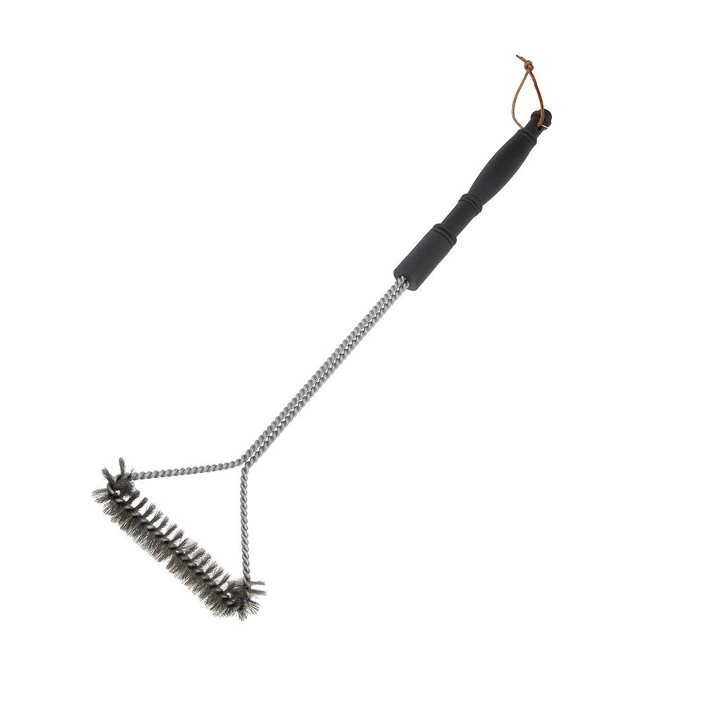 CEPILLO PARA BARBACOAS METALICO CON MANGO 16,3 x 54,5 cm