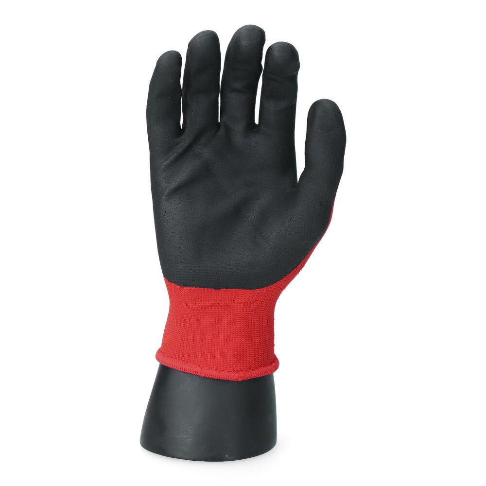 GUANTE POLIÉSTER CON PALMA LATEX PARA CONSTRUCCIÓN, T-10 - Imagen 2