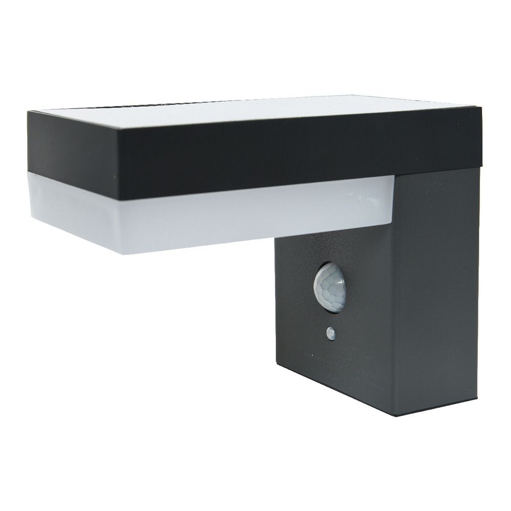 APLIQUE SOLAR CON DETECTOR MAX 600lm 3200K 10×16,5x13cm EDM