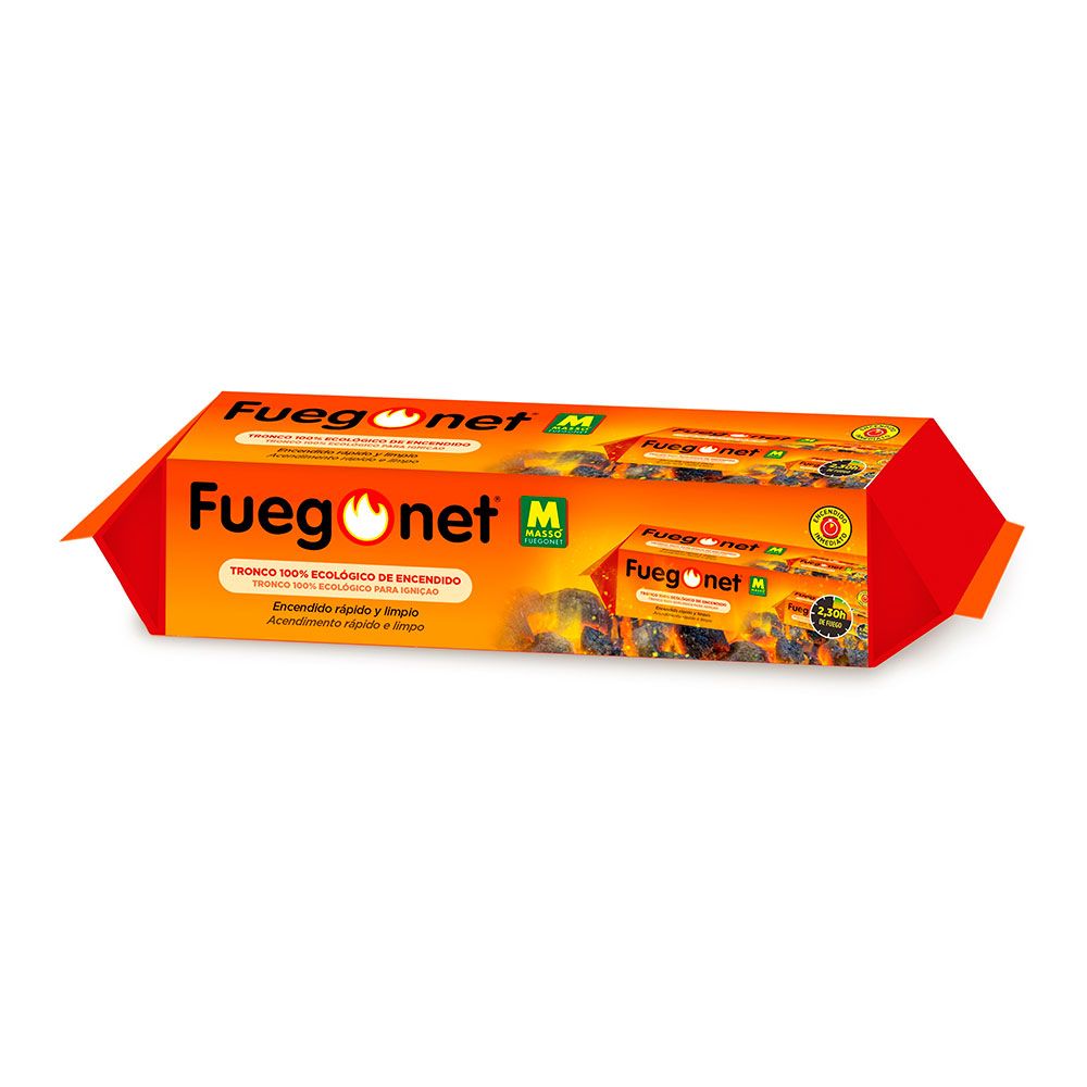 TRONCO 100% ECOLOGICO – FUEGONET 20 x 7,5 x 7,5 cm