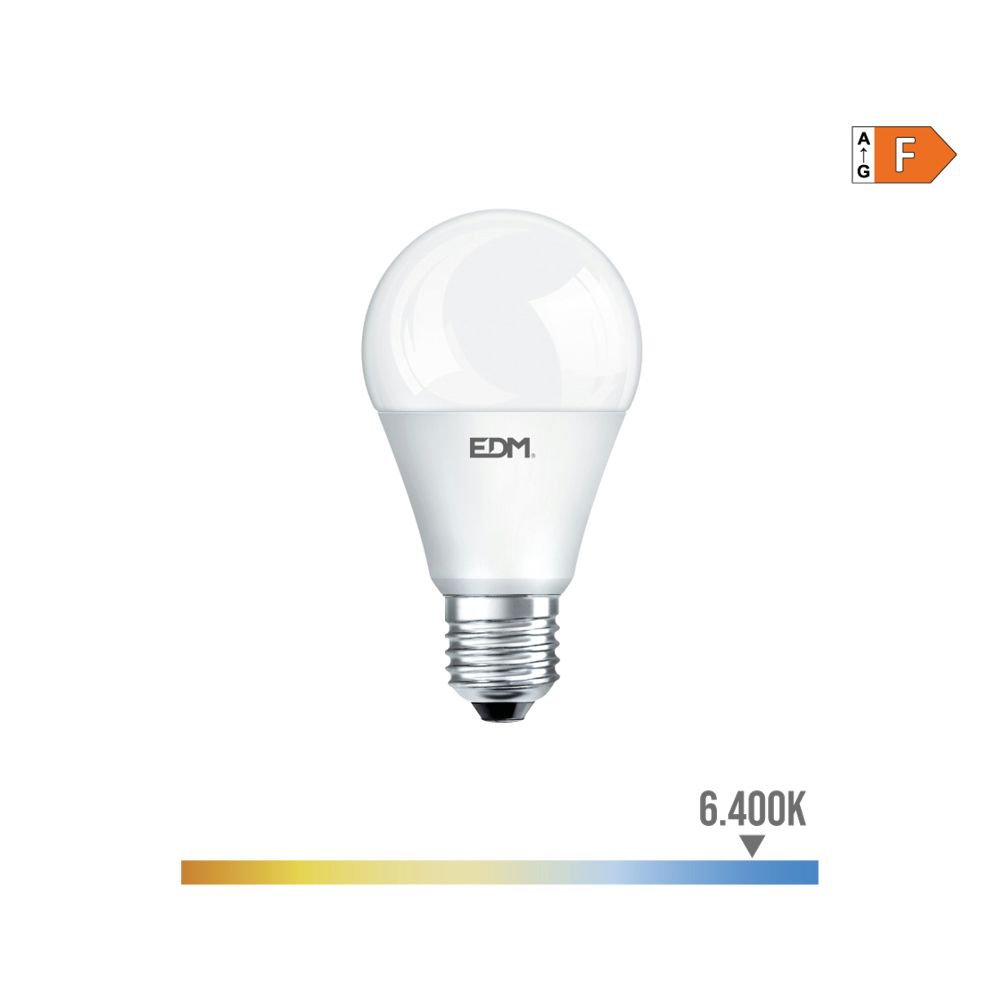 BOMBILLA STANDARD LED REGULABLE E27 10 w 810 lm 6400 k LUZ FRIA Ø6 x 11 cm
